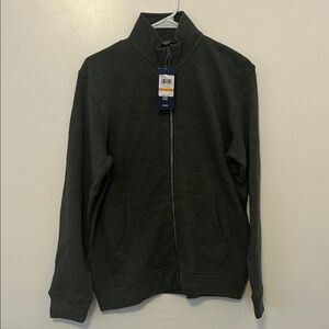 Izod Deep Forest Full-Zip Sweater